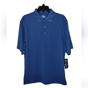Champions Tour Men's Blue Short Sleeve Polo Shirt